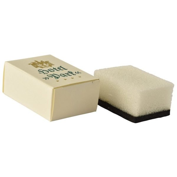 Schuhputzschwamm in Kartonverpackung "Romeo" 1cGrundfarbe creme
