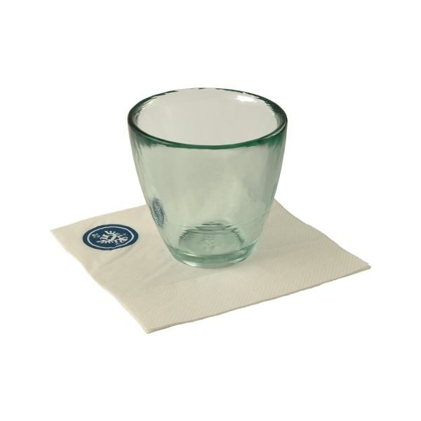 Kleine Servietten Zellstoff weiß ca. 24x24 3-lg 1/4 Falz