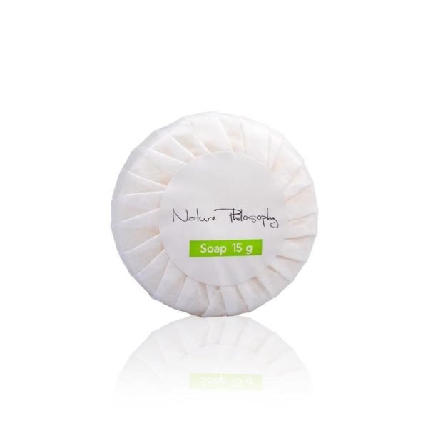 Nature Philosophy Hotelkosmetik - plissierte Hotelseife 15g 250 Stk./Krt.