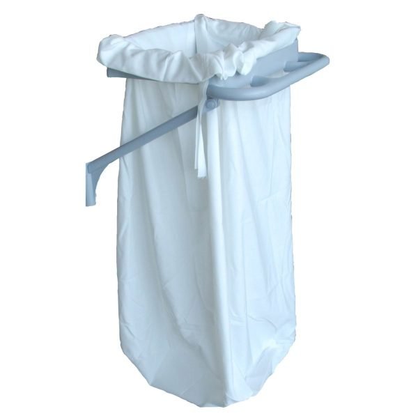 Wäschesack für Etagenwagen aus weißem Polyester