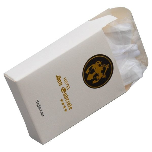 Hygieneset in Kartonverpackung "Romeo" 1c
3 Wattepads + 3 Wattestäbchen
Grundfarbe creme