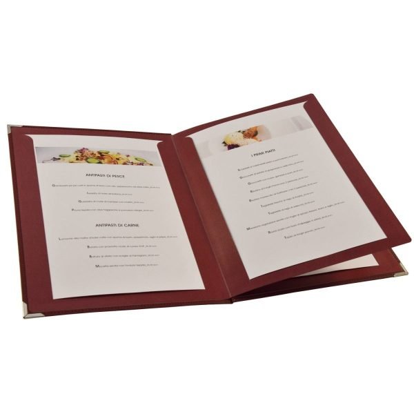 Speisenkarte für Restaurants im A4-Format Mod. 7900/TS RAIL