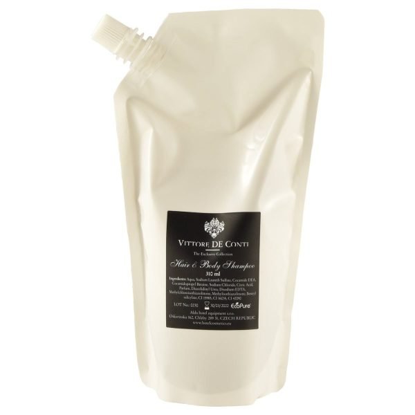 Nachfüllbeutel für Pumpspender Vittore de Conti Hair & Body 310 ml