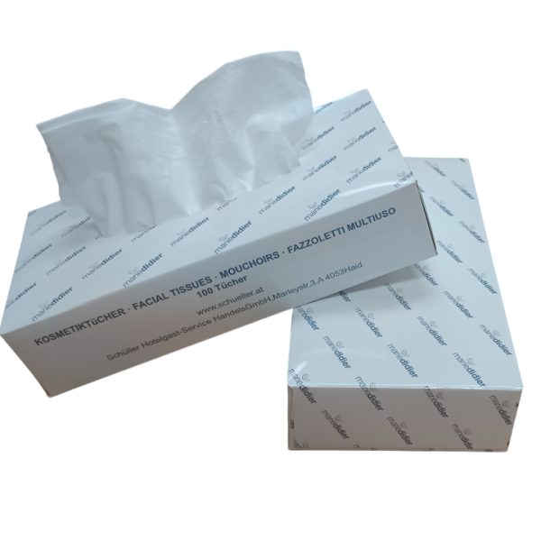 Kosmetiktücher Marie Didier, 40 Boxen/Karton100 Tücher/Box (2-lagig)