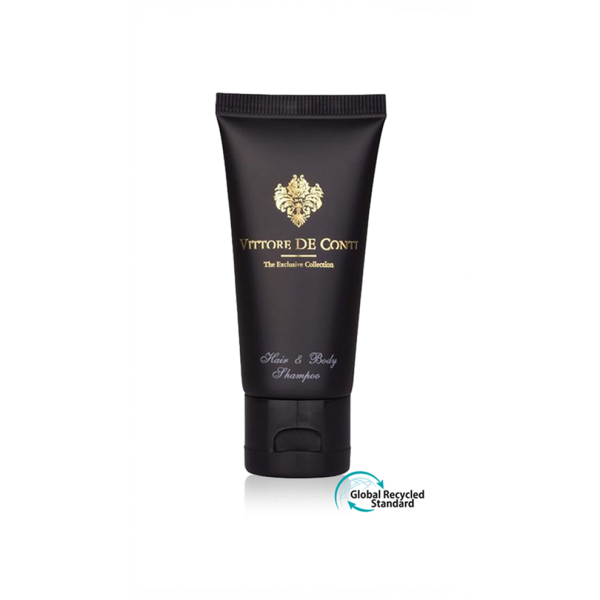 Haar- und Körpershampoo in der Tube, 40 ml, Vittore De Conti 300 Stk./Krt.