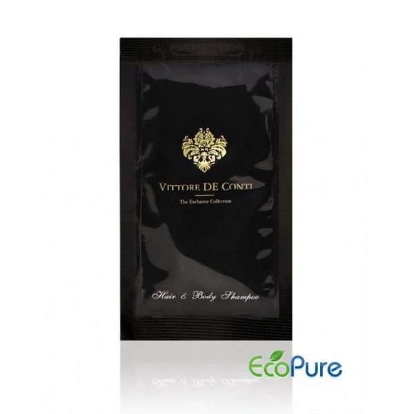 Haut und Haarshampoo im Sachet, 10 ml, Vittore De Conti 1000Stk./Krt.