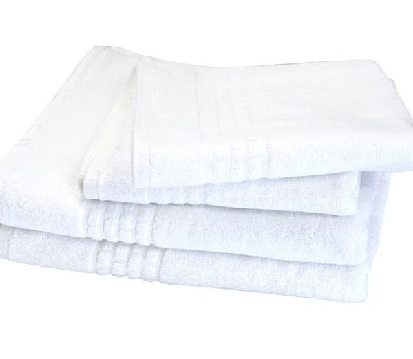 Badetuch  SUPER, 70×140 cm, weiß