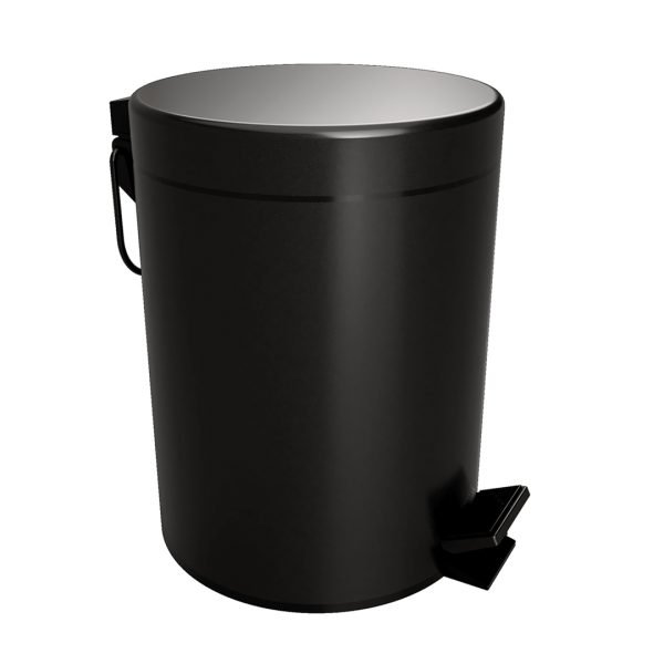 Treteimer, schwarz, 5 l