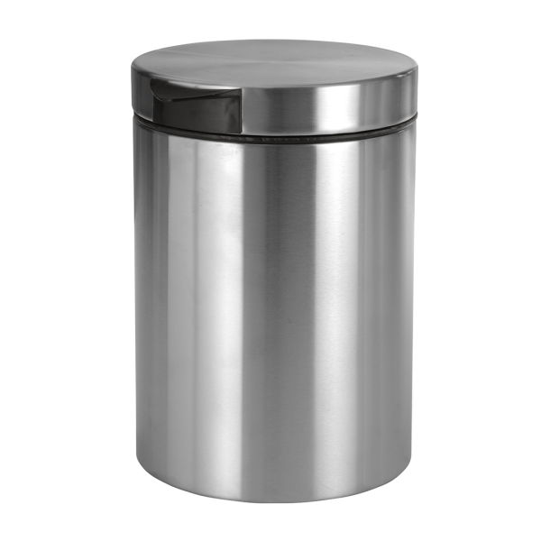 Wand-abfalleimer, Edelstahl matt, 3 l