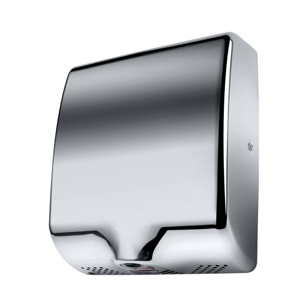 Automatischer Händetrockner, 1.000 W, Edelstahl, mit HEPA-Filter und LED-Licht