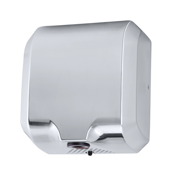 Automatischer Händetrockner, 1.800 W, Edelstahl mit HEPA-Filter und LED-Licht