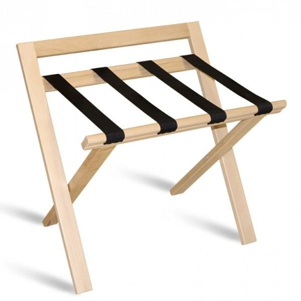Gepäckträger WOOD PLUS mit Rückenlehne, natur