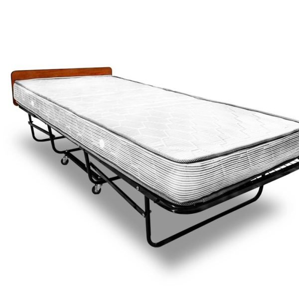 Klappbares Beistellbett BEST mit Federkernmatratze