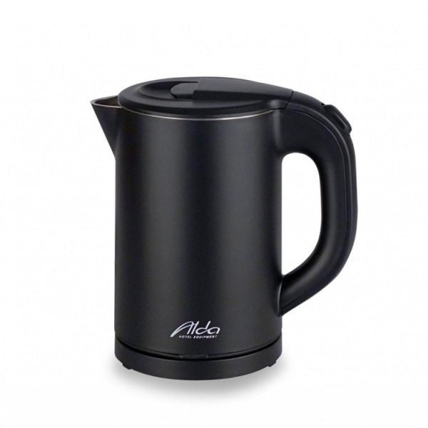 Wasserkocher  Mini Inox Schwarz, 0,8 l