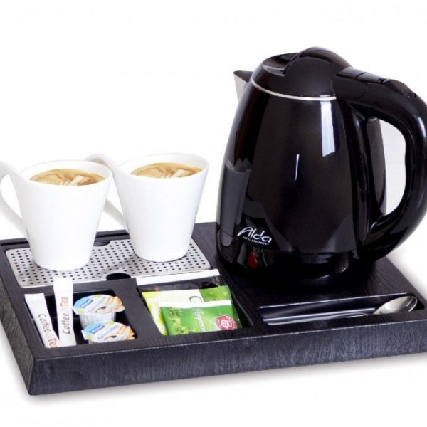 Wasserkocherset  Prime Schwarz, 1,2 l