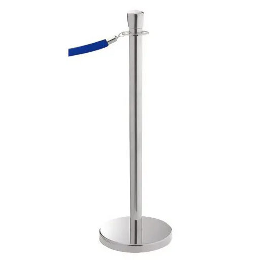 Absperrseil, chromglänzend, Höhe 95 cm