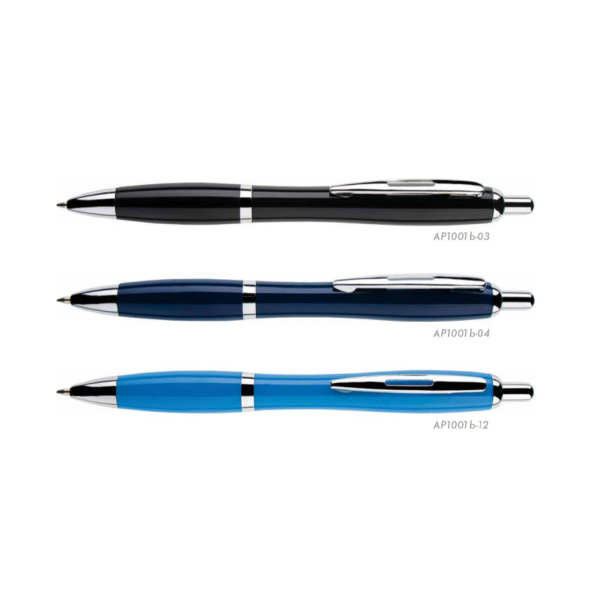 Kugelschreiber AP1001b einfärbig bedruckt