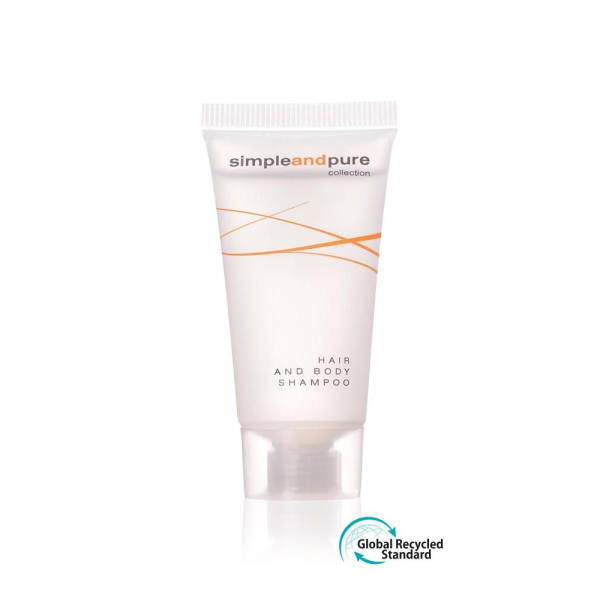 Haar- und Körpershampoo in der Tube, 20 ml, Simple and Pure