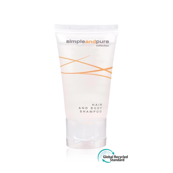 Haar- und Körpershampoo in der Tube, 30 ml, Simple and Pure